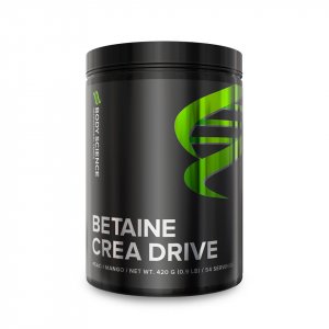 En dåse kreatin fra Body Science, Betaine Crea Drive
