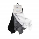 Performance Socks 3-P, White/Grey/Black